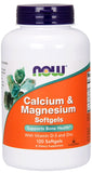 Calcium & Magnesium with Vit D and Zinc - 120 softgels | NOW Foods