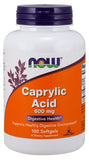 Caprylic Acid, 600mg - 100 softgels | NOW Foods
