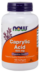Caprylic Acid, 600mg - 100 softgels | NOW Foods