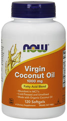 Virgin Coconut Oil, 1000mg - 120 softgels | NOW Foods