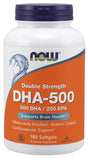 DHA-500, 500 DHA / 250 EPA - 180 softgels | NOW Foods