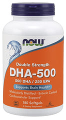 DHA-500, 500 DHA / 250 EPA - 180 softgels