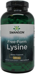 Lysine, 500mg Free-Form - 300 caps | Swanson
