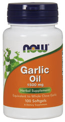 Garlic Oil, 1500mg - 100 softgels | NOW Foods