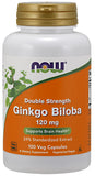 Ginkgo Biloba Double Strength, 120mg - 100 vcaps | NOW Foods