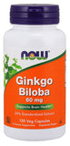 Ginkgo Biloba, 60mg - 120 vcaps | NOW Foods