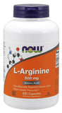 L-Arginine, 500mg - 250 caps | NOW Foods