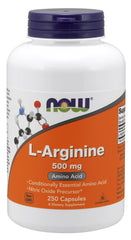 L-Arginine, 500mg - 250 caps | NOW Foods
