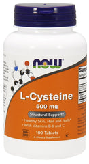 L-Cysteine, 500mg - 100 tablets | NOW Foods