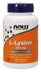 L-Lysine, 500mg - 100 vcaps | NOW Foods