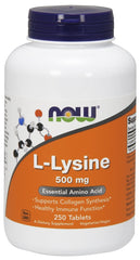 L-Lysine, 1000mg - 250 tablets | NOW Foods