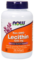 Lecithin, 1200mg Non-GMO - 100 softgels | NOW Foods