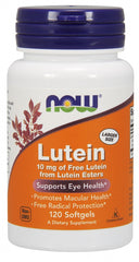 Lutein, 10mg - 120 softgels | NOW Foods