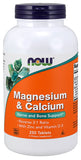 Magnesium & Calcium with Zinc and Vitamin D3 - 250 tablets | NOW Foods