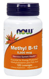 Methyl B-12 with Folic Acid, 5000mcg - 120 lozenges | NOW Foods