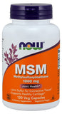 MSM Methylsulphonylmethane, 1000mg - 120 vcaps | NOW Foods
