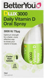 D3000, Daily Vitamin D Oral Spray - 15 ml.