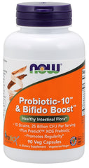 Probiotic-10 & Bifido Boost - 90 vcaps | NOW Foods