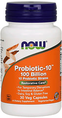 Probiotic-10, 100 Billion - 30 vcaps | NOW Foods