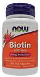 Biotin, 1000mcg - 100 vcaps | NOW Foods