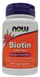 Biotin, 1000mcg - 100 vcaps