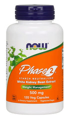 Phase 2 - White Kidney Bean Extract, 500mg - 120 vcaps | NOW Foods