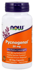 Pycnogenol, 30mg - 60 vcaps | NOW Foods