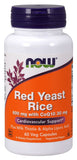Red Yeast Rice with CoQ10, 600mg - 60 vcaps | NOW Foods