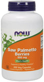 Saw Palmetto Berries, 550mg - 250 vcaps | NOW Foods