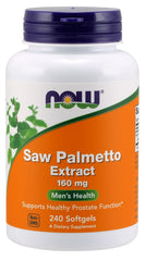 Saw Palmetto Extract, 160mg - 240 softgels | NOW Foods