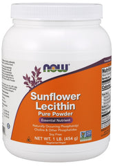 Sunflower Lecithin, Pure Powder - 454 grams | NOW Foods