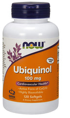 Ubiquinol, 100mg - 120 softgels | NOW Foods