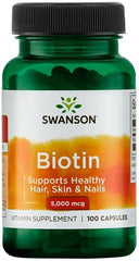 Biotin, 5000mcg - 100 caps | Swanson