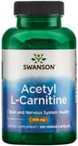 Acetyl L-Carnitine, 500mg - 100 vcaps