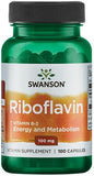 Riboflavin Vitamin B-2, 100mg - 100 caps | Swanson