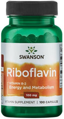 Riboflavin Vitamin B-2, 100mg - 100 caps | Swanson