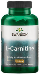 L-Carnitine, 500mg - 100 tablets