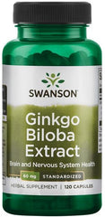 Ginkgo Biloba Extract, 60mg - 120 caps | Swanson