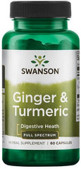 Ginger & Turmeric - 60 caps | Swanson