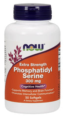Phosphatidyl Serine, 300mg Extra Strength - 50 softgels | NOW Foods