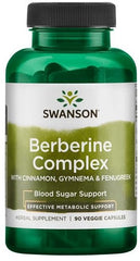 Berberine Complex with Cinnamon, Gymnema & Fenugreek - 90 vcaps