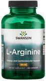 L-Arginine, 500mg - 200 caps | Swanson