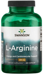 L-Arginine, 500mg - 200 caps | Swanson