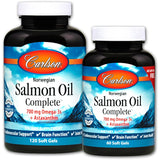 Norwegian Salmon Oil Complete - 120 + 60 softgels | Carlson Labs