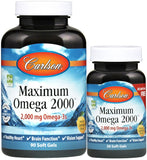 Maximum Omega 2000 - 90 + 30 softgels | Carlson Labs