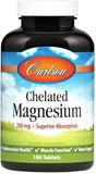 Chelated Magnesium, 200mg - 180 tablets