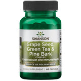 Grape Seed, Green Tea & Pine Bark Complex - 60 caps | Swanson