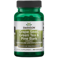 Grape Seed, Green Tea & Pine Bark Complex - 60 caps | Swanson