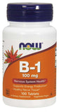 Vitamin B-1 Thiamine, 100mg - 100 tablets | NOW Foods