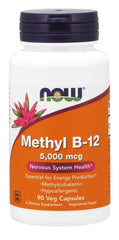 Methyl B-12, 5000mcg - 90 vcaps | NOW Foods